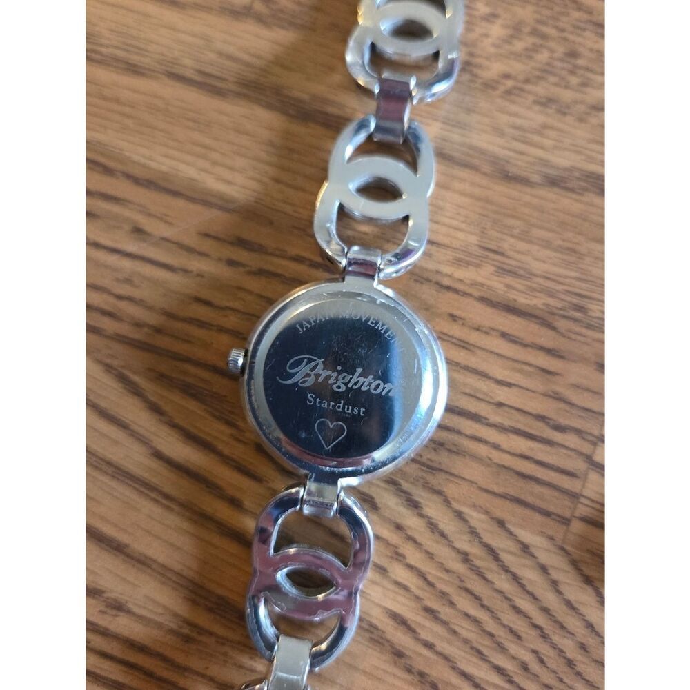 BRIGHTON "Stardust" Vintage Silver And Crystal Watch SWEET AND SPARKLY! - Picture 4 of 11